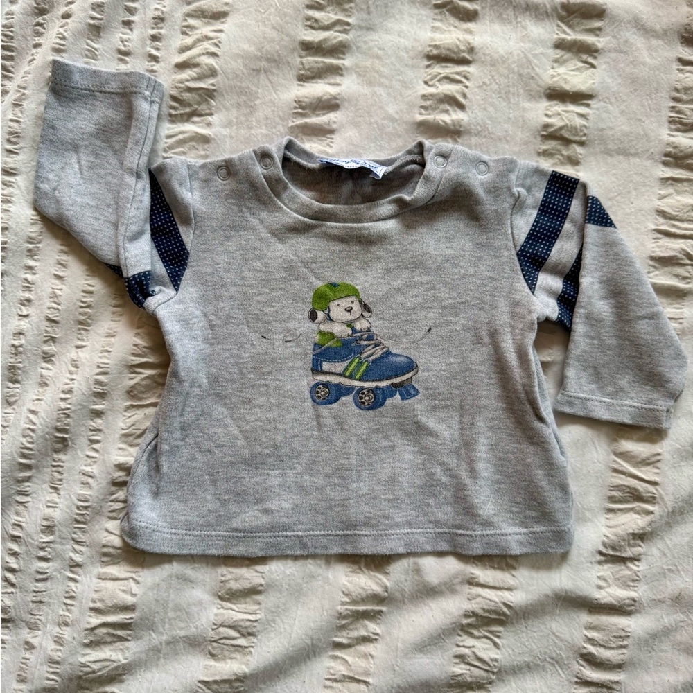 Mayoral long sleeved top | size 2-4m